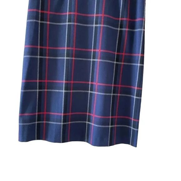 Mohito Multicolor Tunic Short Sleeves Plaid Scholar Collegiate Preppy Soft Zippe - Picture 4 of 12